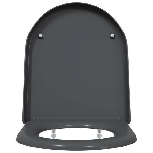 Тоалетна седалка Антрацит 49 x 36 x 4 см Дуропласт