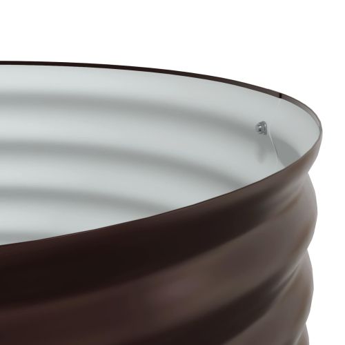 Повдигнато легло Кафяво 80 x 80 x 44 cm Стомана