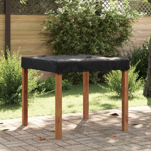 Покритие за маса Едноцветен Черно 112 x 112 x 15 см текстил