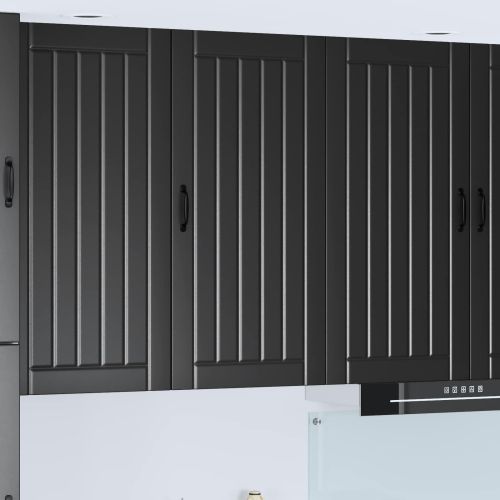 Стенен шкаф LUCCA Черно 50 x 31 x 100 см Инженерна дървесина