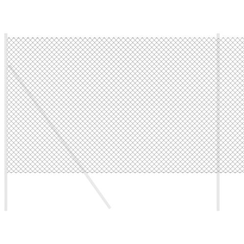 Оградa от мрежа Сив 25 x 1,6 м Стомана