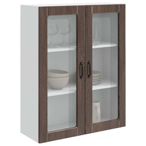 Панел за миялна машина Kalmar Кафяв дъб 80 x 31 x 100 см