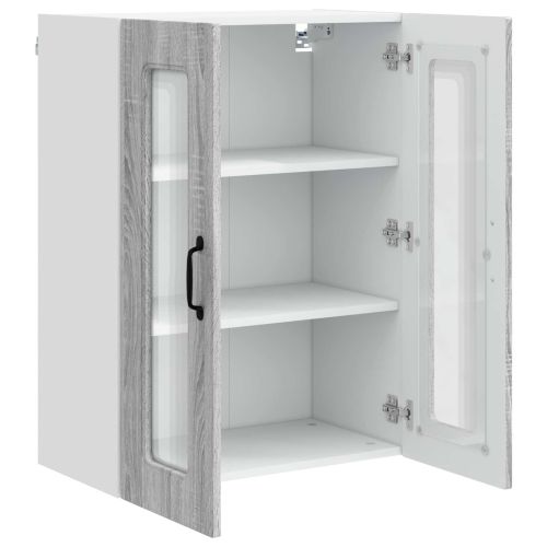 Кухненски шкаф със съхранение Kalmar Сив Сонома 60 x 31 x 80 см