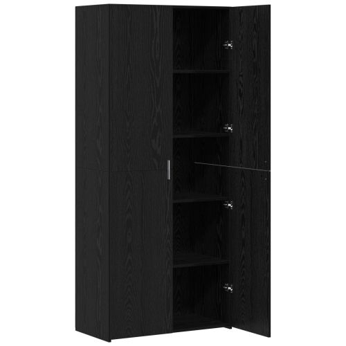 Висок шкаф Черния дъб 80 x 42 x 185 см