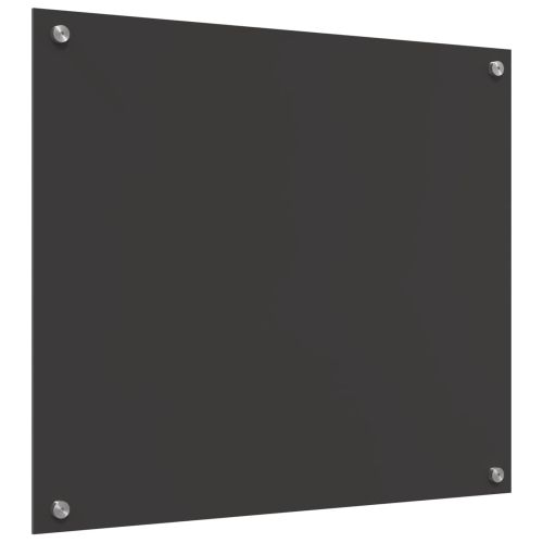 Кухненски гръб Тъмен сив 70 x 60 cm закалено стъкло