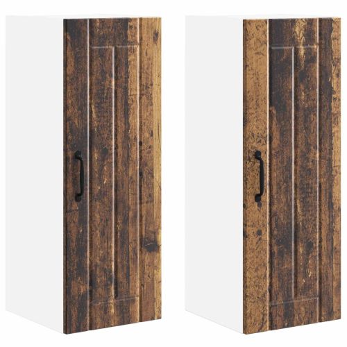 Стенен шкаф LUCCA 2 pcs Старо дърво 30 x 31 x 80 см