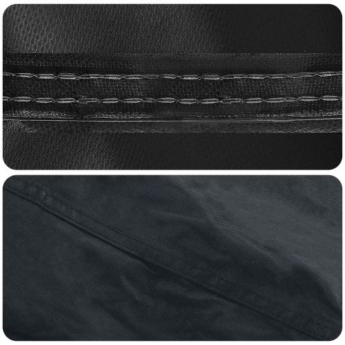 Покритие за маса Едноцветен Черно 142 x 82 x 15 см текстил