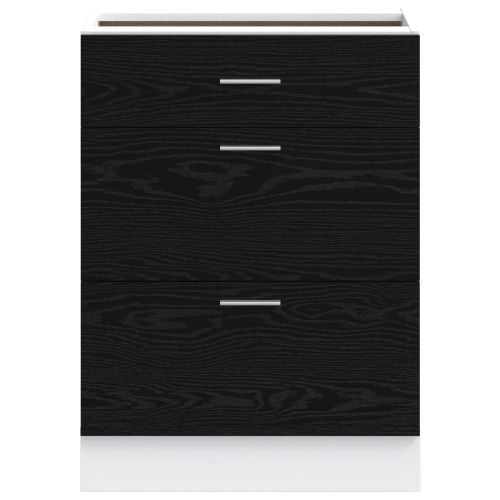 Кухненски базов шкаф с чекмедже Черния дъб 60 x 46 x 81,5 см
