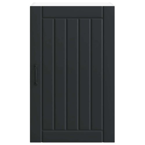 Стенен шкаф LUCCA Черно 50 x 31 x 80 см Инженерна дървесина
