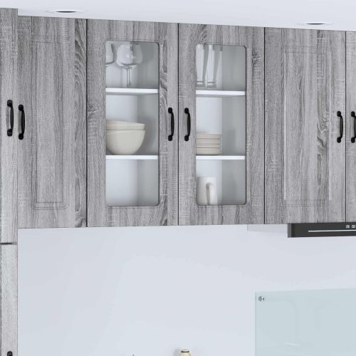 Панел за миялна машина Kalmar 2 pcs Сив Сонома 40 x 31 x 80 см