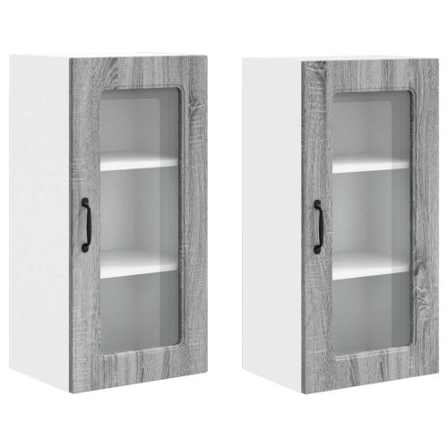 Панел за миялна машина Kalmar 2 pcs Сив Сонома 40 x 31 x 80 см