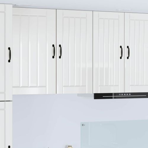 Кухненски шкаф Лъскаво бяло 40 x 31 x 80 см Инженерно дърво