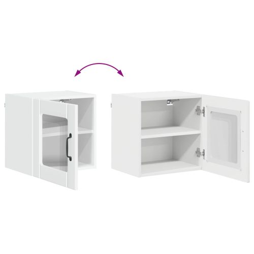 Кухненски шкаф 2 pcs Лъскаво бяло 40 x 31 x 40 см