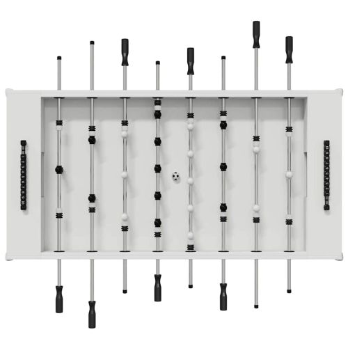 Маса за фуутбол Бял 146,5 x 74 x 85 см Инженерно дърво