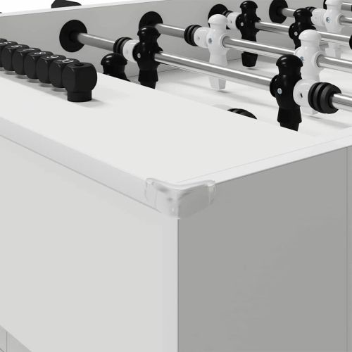 Маса за фуутбол Бял 146,5 x 74 x 85 см Инженерно дърво