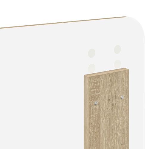 Рамка за легло с таблото с чекмедже Сонома дъб 140 x 200 cm