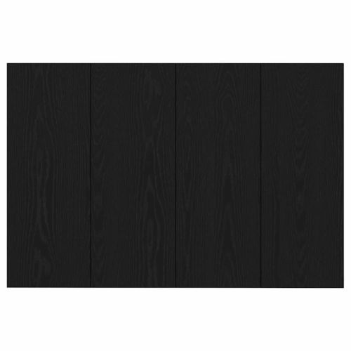 Табла с шкаф с чекмедже с рафт 3 pcs Черния дъб Инженерно дърво