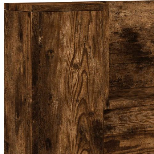 Облегалка за глава с рафт Димян дъб 200 x 16,5 x 103,5 cm