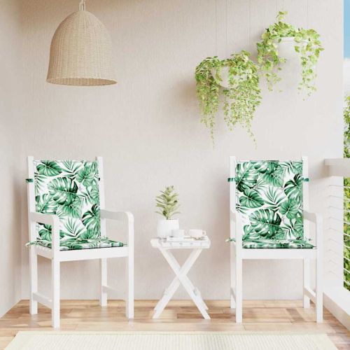 Възглавници за гръб Листо 2 pcs Мотив с листа 100 x 50 x 3 cm