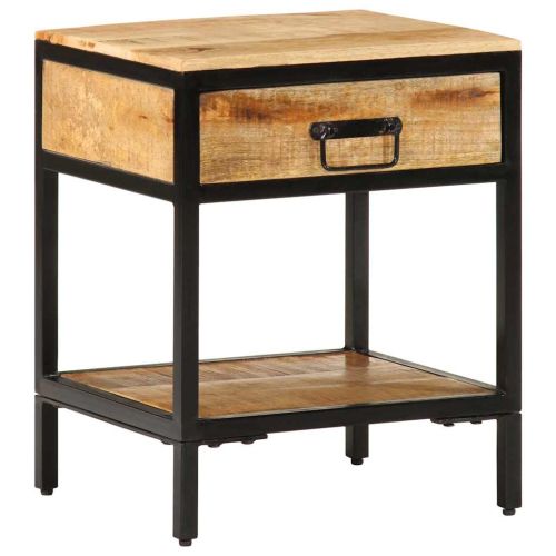 Нощно шкафче с чекмедже Кафяво 40 x 35 x 50 см