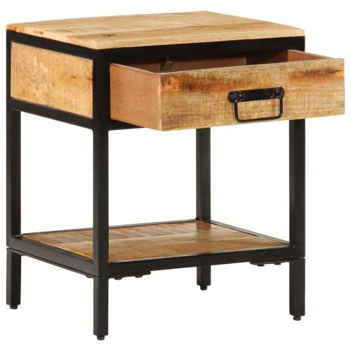 Нощно шкафче с чекмедже Кафяво 40 x 35 x 50 см