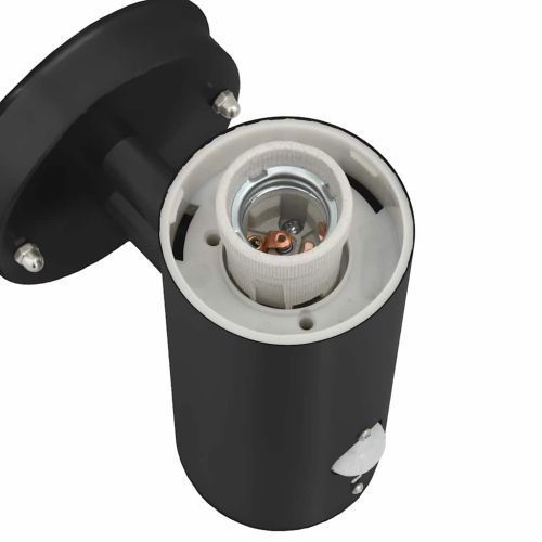 Външна стенна лампа 2 pcs Черно 15 x 7,5 x 33 см