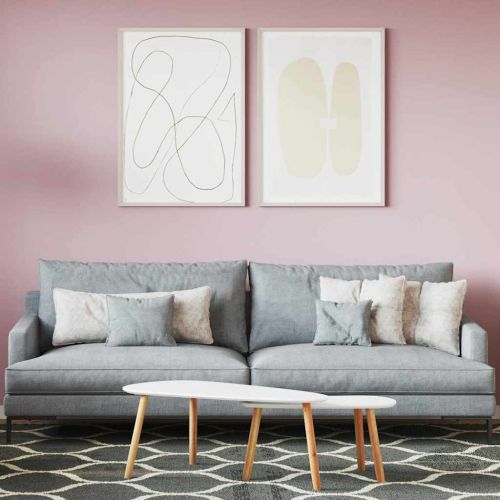 Боя за стени Розово 2,5 Л Стенно пано