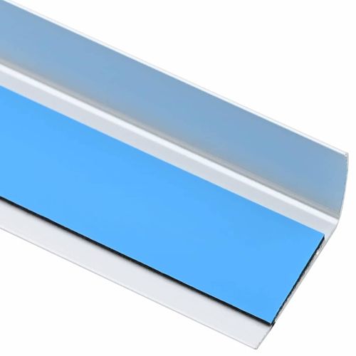 Профили за ръбове на стълби 10 pcs Сребрист 67 x 3.5 x 3 см