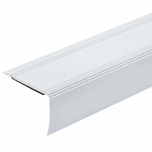 Профили за ръбове на стълби 30 pcs Сребрист 67 x 3.5 x 3 см