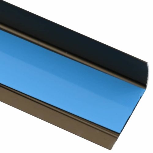 Профили за ръбове на стълби 30 pcs Кафяво 67 x 3 x 2 см