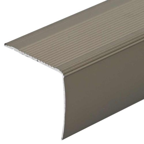 Профили за ръбове на стълби 10 pcs Шампанско 67 x 3.5 x 3 см