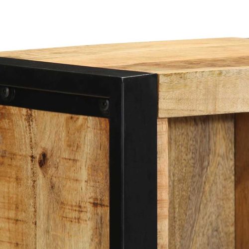 Нощен шкаф Кафяво 40 x 30 x 80 см Масивна дървесина от манго