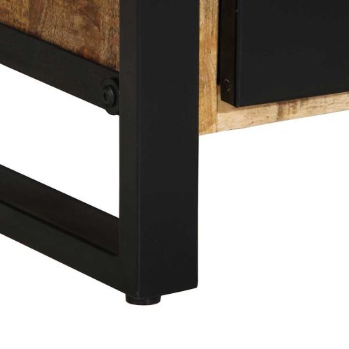 Шкаф за баня Кафяво 55 x 35 x 60 см Солидно мангово дърво