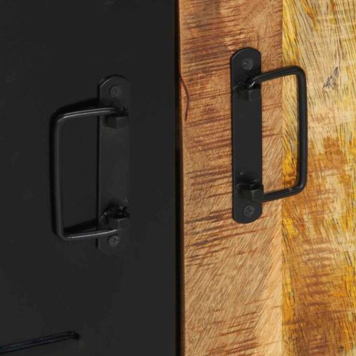 Шкаф за баня Кафяво 55 x 35 x 60 см Солидно мангово дърво