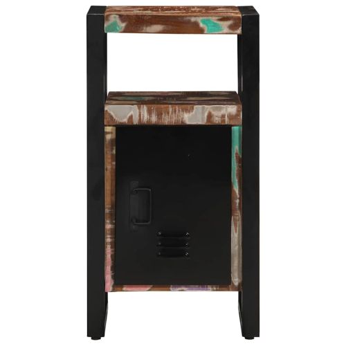 Шкаф за баня Кафяво 40 x 35 x 75 см Солидно възстановено дърво