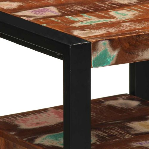 Шкаф за баня Кафяво 40 x 35 x 75 см Солидно възстановено дърво