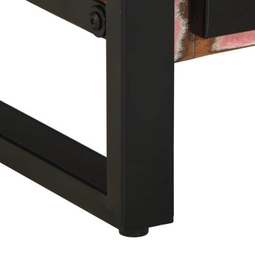 Шкаф за баня Кафяво 40 x 35 x 75 см Солидно възстановено дърво