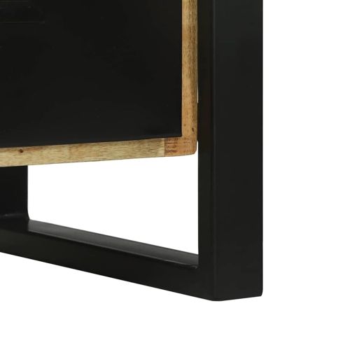 Шкаф за баня Кафяво 40 x 35 x 90 см Солидно мангово дърво