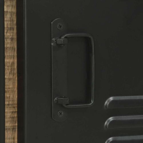 Шкаф за баня Кафяво 40 x 30 x 40 см Солидно мангово дърво