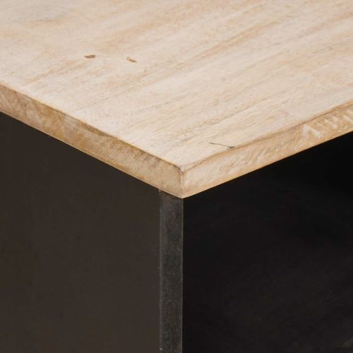 ТВ шкаф с чекмедже Финал на бяло измиване 70 x 33 x 46 см