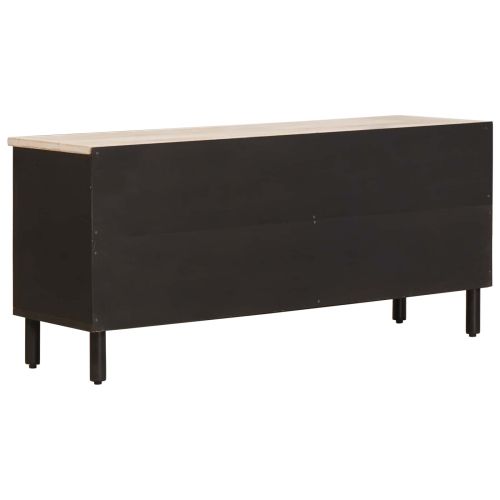 ТВ шкаф с чекмедже Финал на бяло измиване 100 x 33 x 46 см