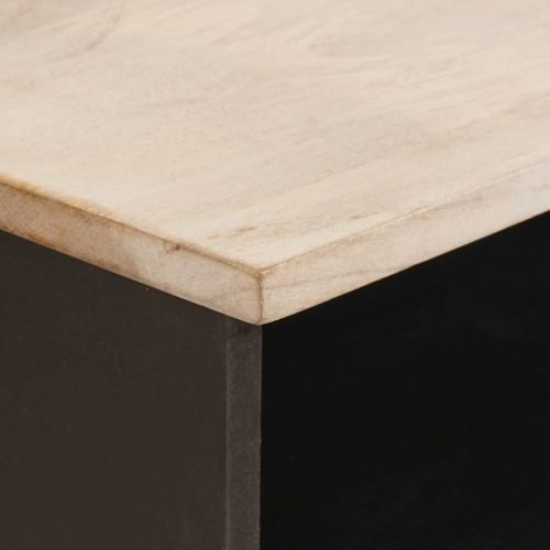 ТВ шкаф с чекмедже Финал на бяло измиване 100 x 33 x 46 см