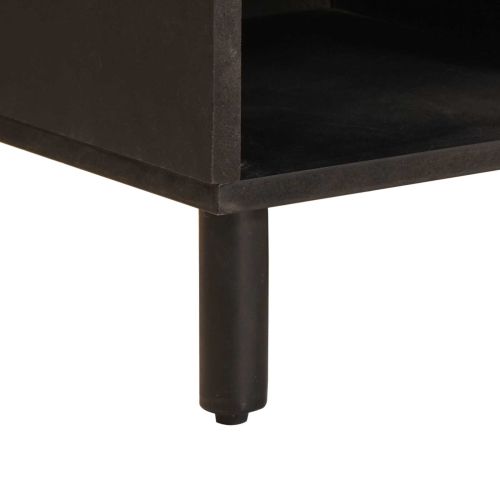 ТВ шкаф с чекмедже Финал на бяло измиване 100 x 33 x 46 см