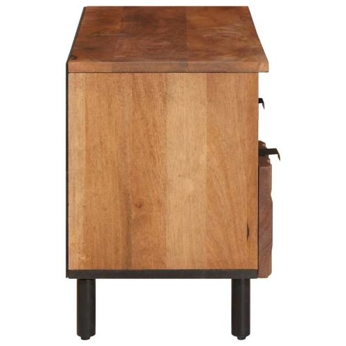 ТВ шкаф с чекмедже Финал на кафяво акацие 100 x 33 x 46 см