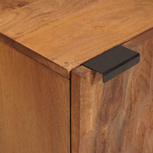 Шкаф за баня Кафяво 38 x 33 x 58 см Солидно мангово дърво