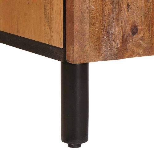 Шкаф за баня Кафяво 38 x 33 x 58 см Солидно мангово дърво