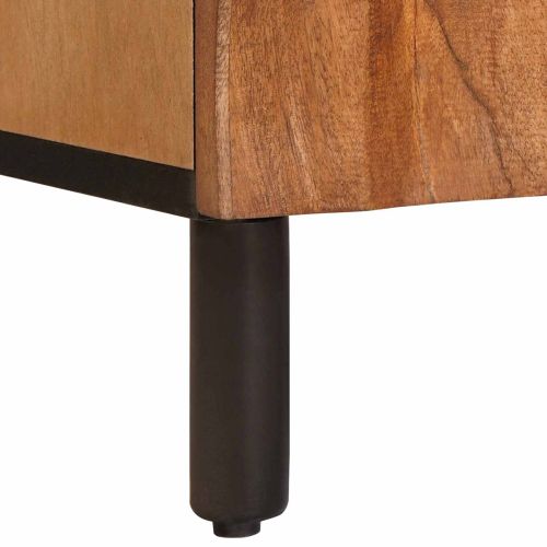 Служебен шкаф с врата Финал на кафяво акацие 60 x 33 x 75 cm