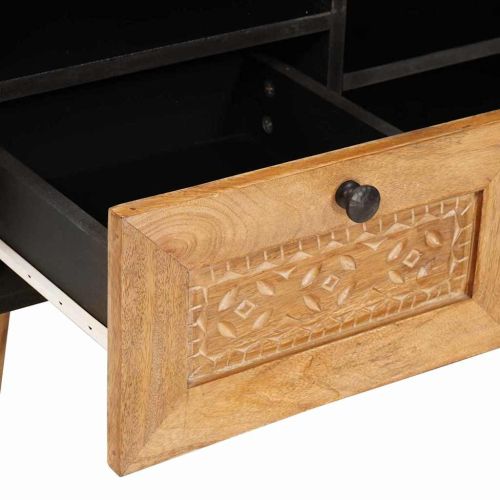 ТВ Единици Светло кафяво 100 x 33 x 46 см Инженерно дърво