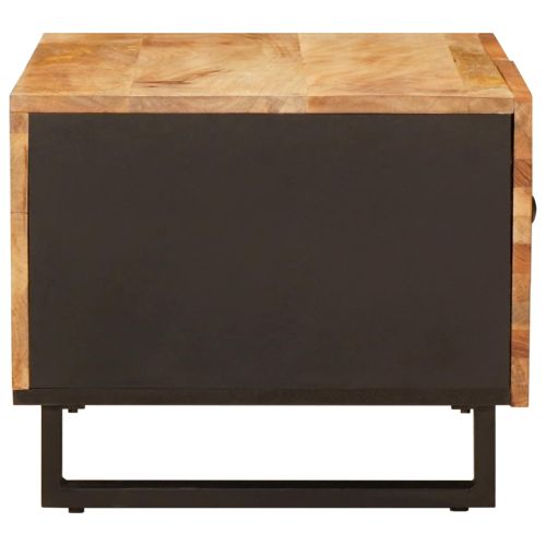 Масичка за кафе Кафяво 80 x 50 x 40 cm Солидно мангово дърво