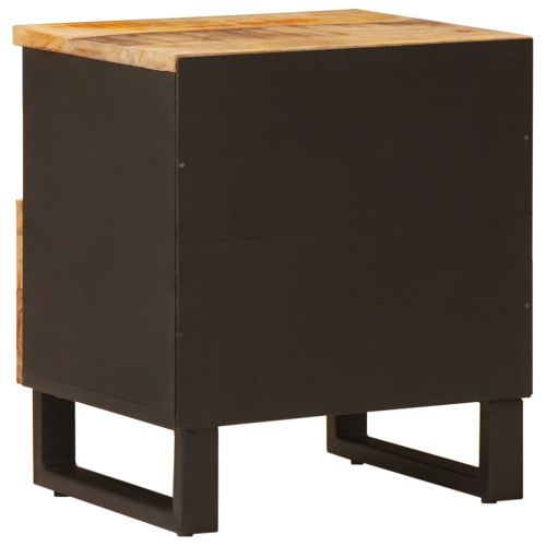 Леглов шкаф Кафяво 40 x 33 x 46 см Солидно мангово дърво